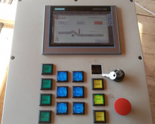 Automation for the log sorting line.