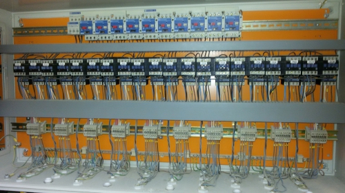 Automation of wood sorting line 